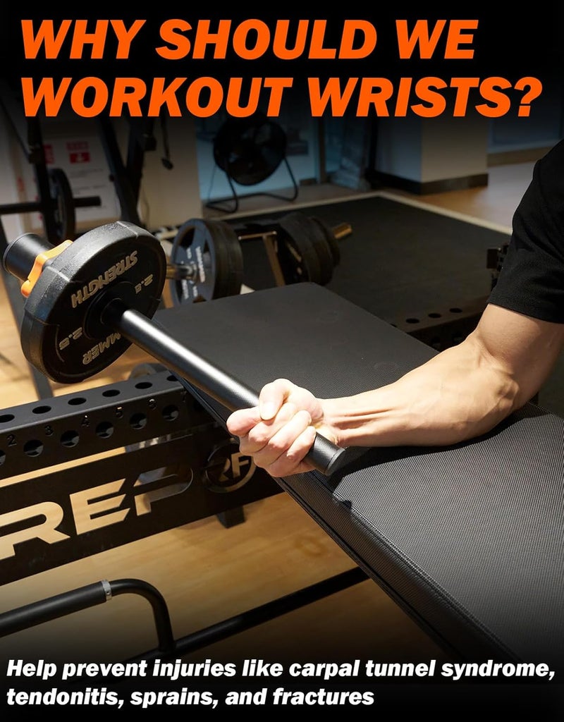 Fitarc شريط المعصم، مقوي الساعد، شريط تجعيد المعصم، مدرب قوة القبضة، شريط المعصم، جهاز تمرين دوران المعصم، مقوي المعصم والساعد - Image 4